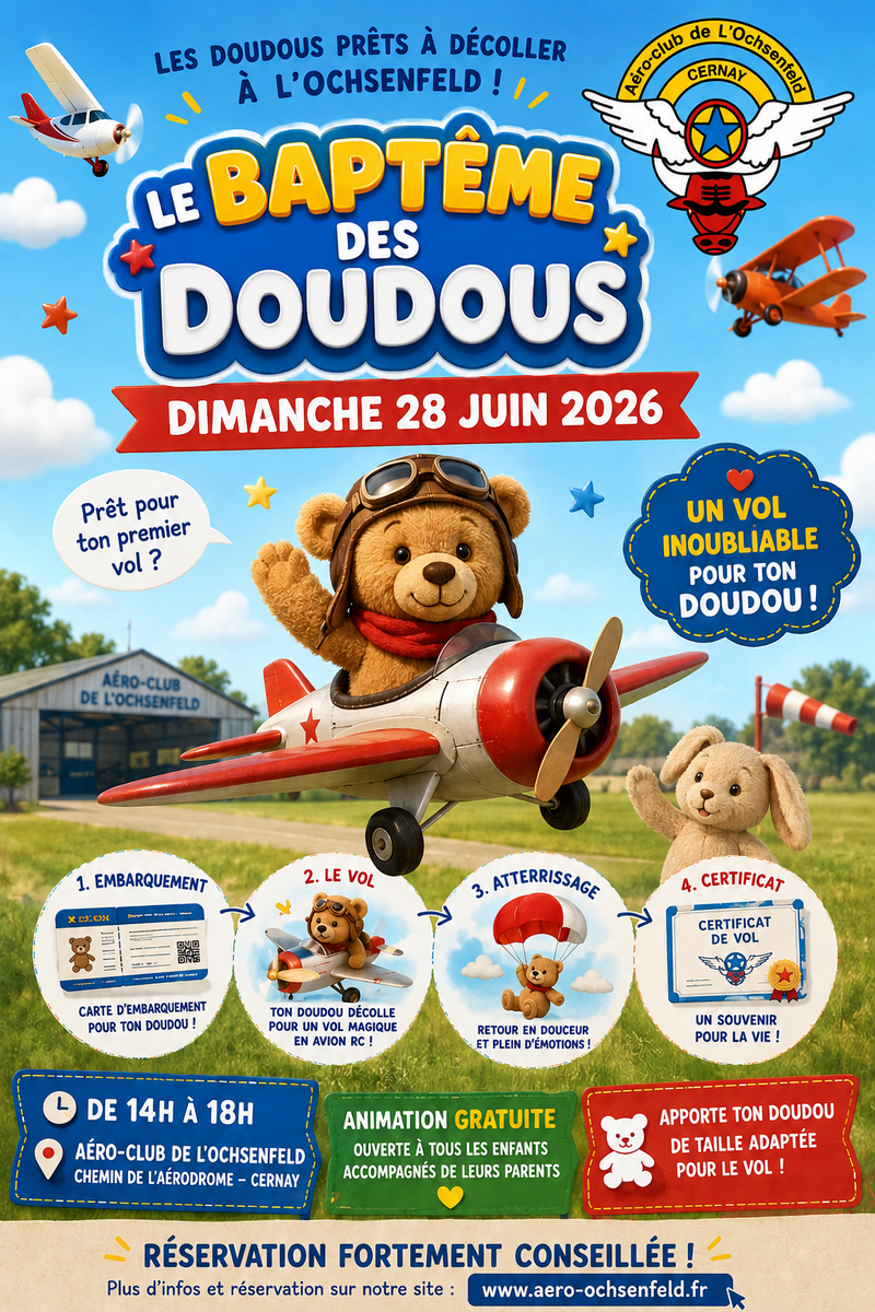 Les doudous prêts à décoller - Inscriptions en ligne