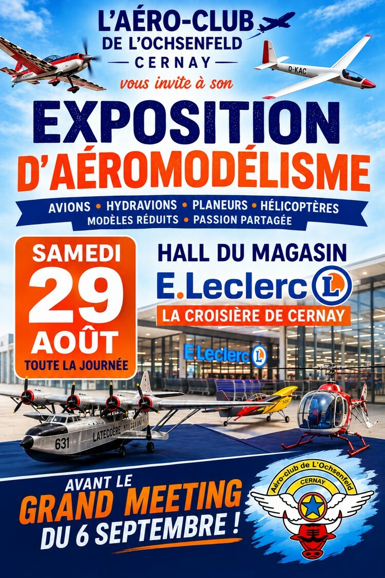 Grande exposition au Leclerc Cernay
